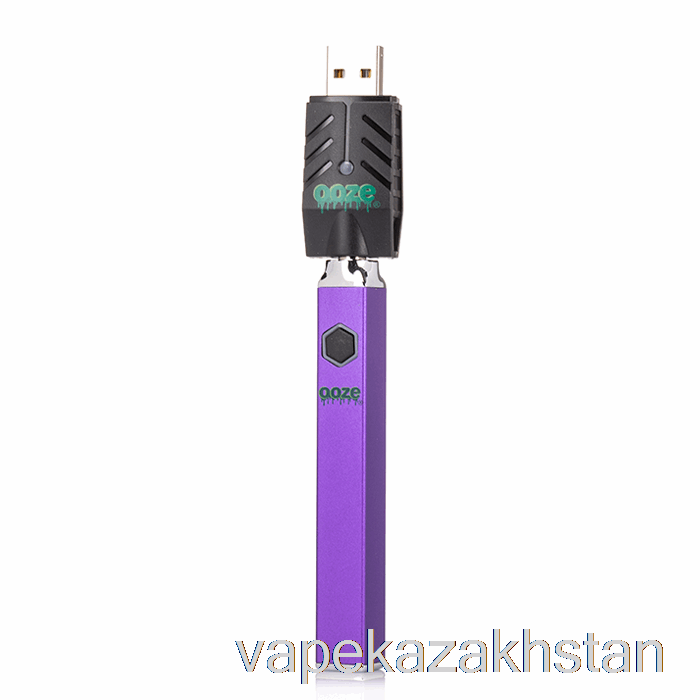 Vape Disposable Ooze Quad Flex Temp 500mAh Battery Purple